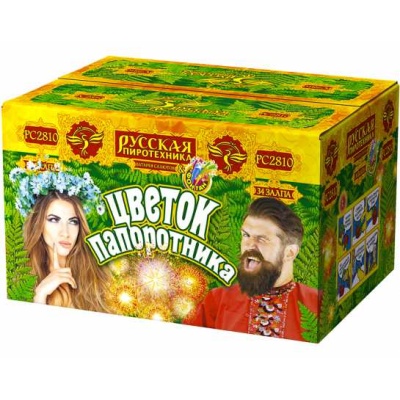 Цветок папоротника Фонтан фейерверк купить в Новоалександровске | novoaleksandrovsk.salutsklad.ru
